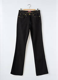 Jeans bootcut taille haute taille haute noir VERTIGO femme
