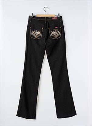 Jeans bootcut taille haute taille haute noir VERTIGO femme