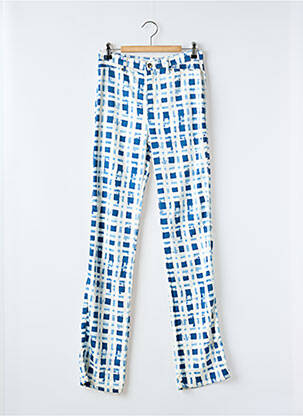 Pantalon slim stretch taille normale bleu VERTIGO femme