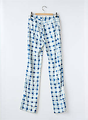 Pantalon slim stretch taille normale bleu VERTIGO femme