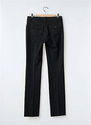 Pantalon slim stretch taille normale noir CRYSTAL WORLD femme