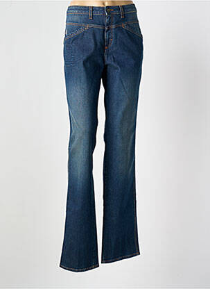 Jeans coupe droite bleu ONE STEP pour femme