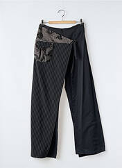 Pantalon droit noir DES FILLES A LA VANILLE pour femme seconde vue