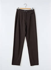 Pantalon slim marron ROSA ROSAM pour femme seconde vue