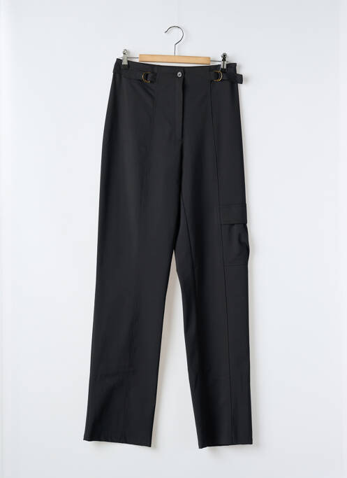 Pantalon cargo coupe droite taille haute noir ROSA ROSAM femme