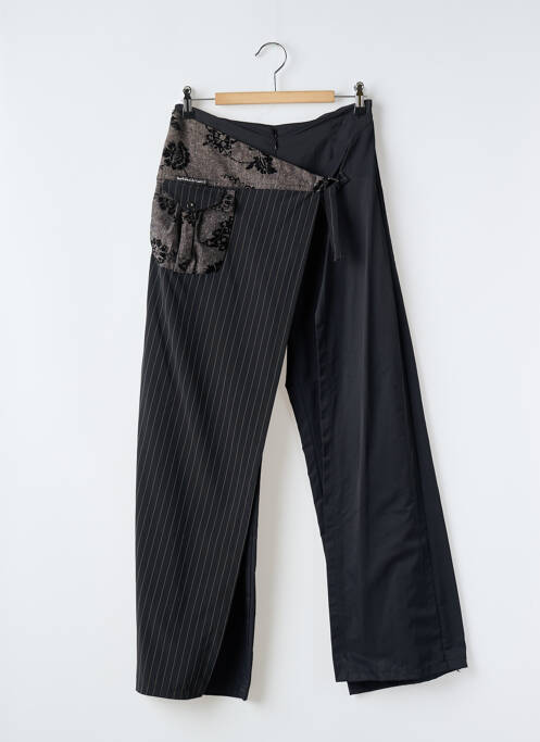 Pantalon droit noir DES FILLES A LA VANILLE pour femme