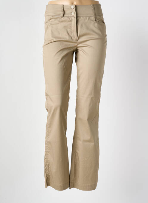 Pantalon flare marron POUSSIERE D'ETOLE pour femme