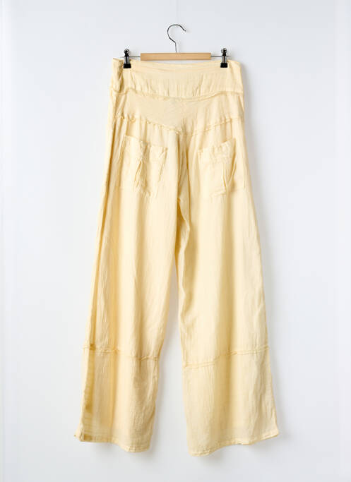 Pantalon large beige BANDE ORIGINALE femme