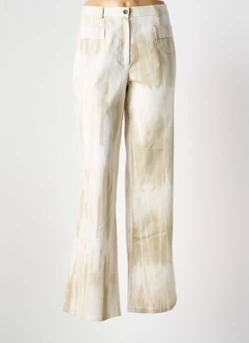 Pantalon large beige ROSA ROSAM pour femme