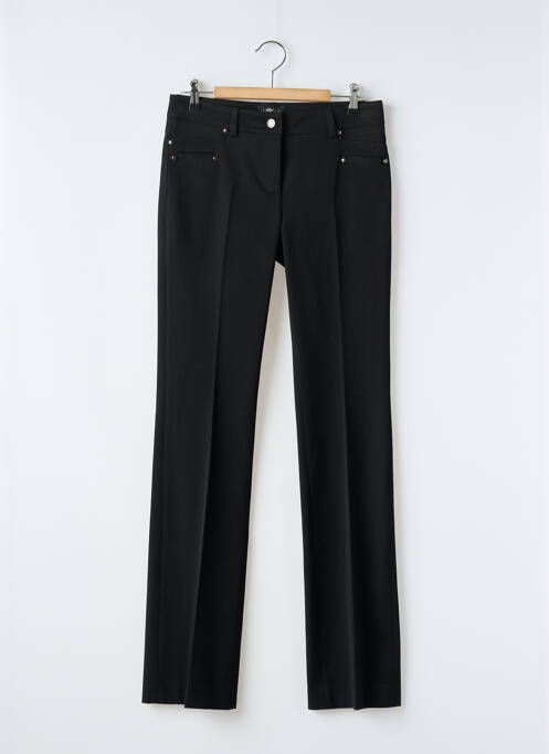 Pantalon slim noir CRYSTAL WORLD femme