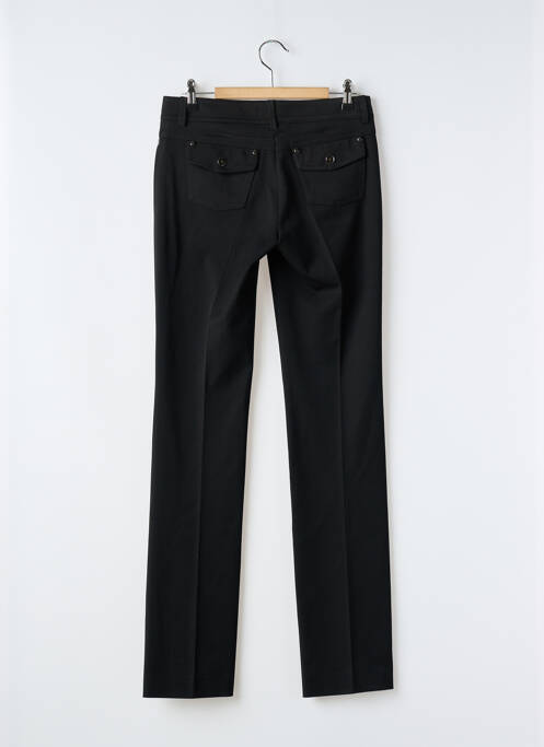 Pantalon slim noir CRYSTAL WORLD femme