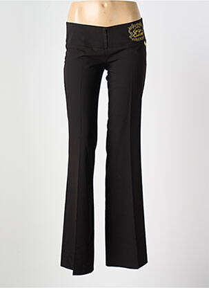 Pantalon flare taille normale taille normale noir E&L femme