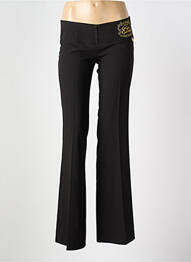 Pantalon flare taille normale taille normale noir E&L femme