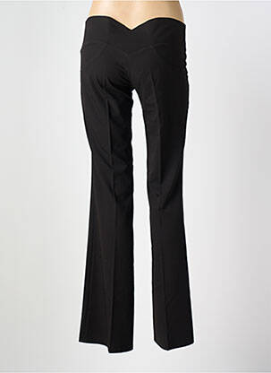 Pantalon flare taille normale taille normale noir E&L femme
