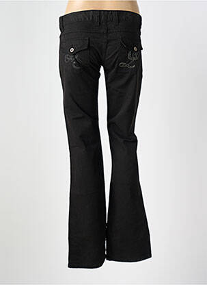 Jean coupe flare taille basse taille basse noir E&L femme
