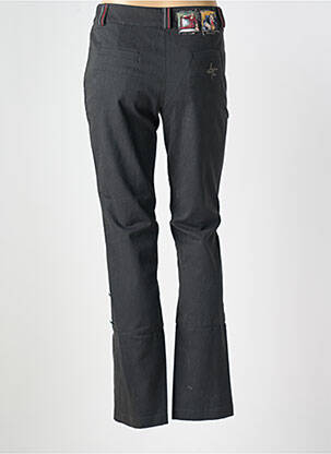 Jeans coupe slim tissage brut taille normale gris COULEURS BY WOM(N) femme