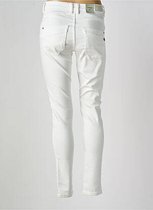Jeans skinny stretch taille basse blanc CREAM femme