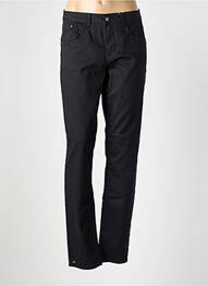 Pantalon slim tissage popeline taille normale noir CREAM femme