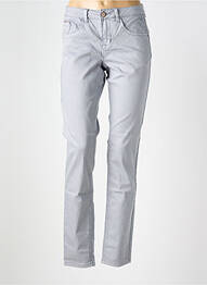 Jeans coupe slim taille basse taille basse gris CREAM femme