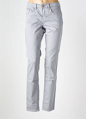 Jeans coupe slim taille basse taille basse gris CREAM femme