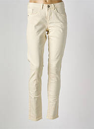 Jeans coupe slim taille basse taille basse beige CREAM femme