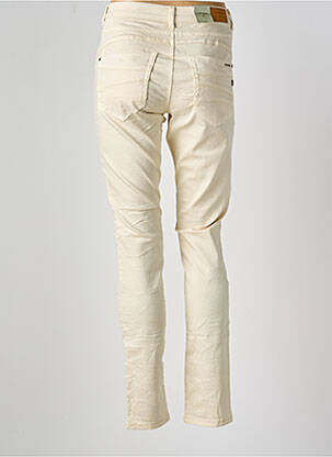 Jeans coupe slim taille basse taille basse beige CREAM femme
