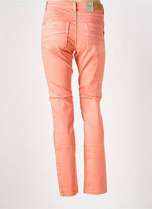 Jeans coupe slim stretch taille normale orange CREAM femme