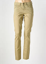 Jeans coupe slim taille basse taille basse vert CREAM femme