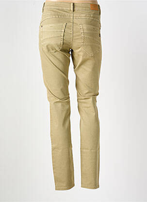 Jeans coupe slim taille basse taille basse vert CREAM femme