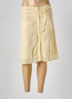 Jupe mi-longue coupe évasée beige BANDE ORIGINALE femme