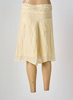 Jupe mi-longue coupe évasée beige BANDE ORIGINALE femme