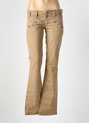 Jean coupe flare marron E&L pour femme seconde vue