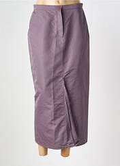 Jupe longue gris LAUREN VIDAL pour femme seconde vue