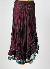 Jupe longue rouge BAI AMOUR pour femme seconde vue