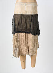 Jupe mi-longue beige ELISA CAVALETTI pour femme seconde vue