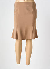Jupe mi-longue marron VERTIGO pour femme seconde vue