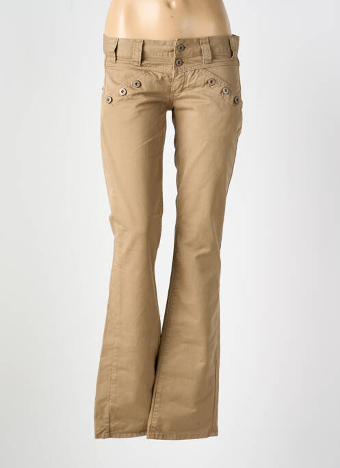Jean coupe flare marron E&L pour femme