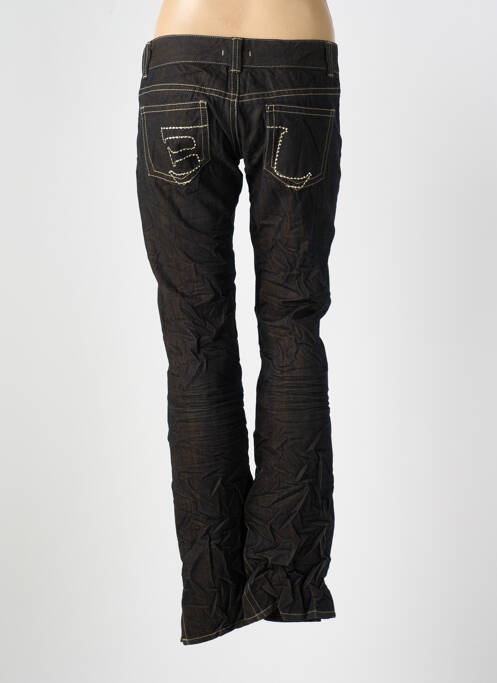 Jeans coupe slim noir E&L pour femme