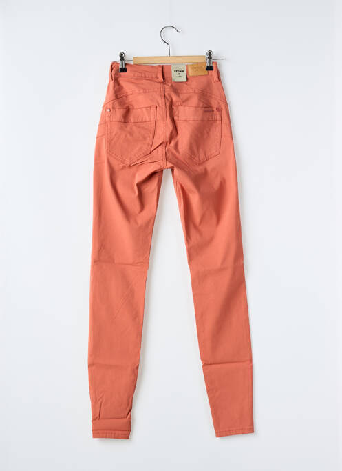 Jeans skinny orange CREAM pour femme