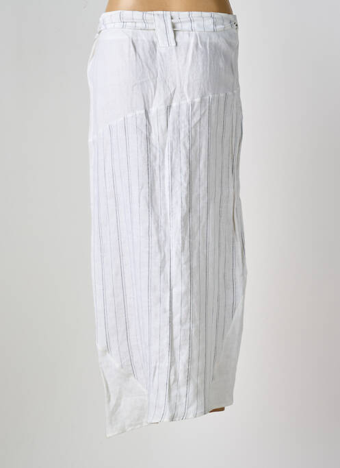 Jupe longue blanc LA FEE MARABOUTEE pour femme