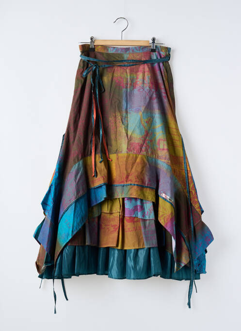 Jupe longue bleu BAI AMOUR pour femme