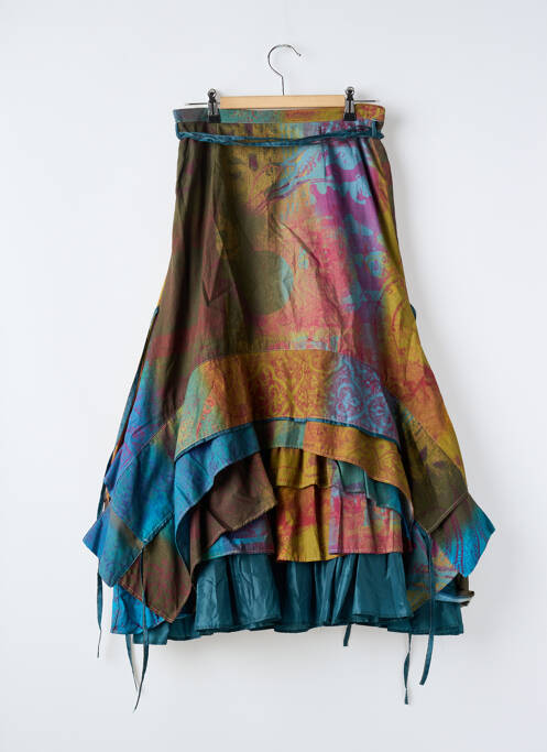 Jupe longue bleu BAI AMOUR pour femme