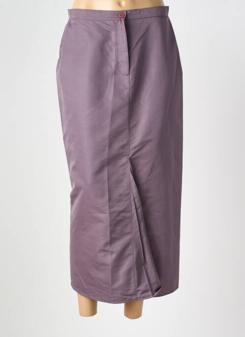 Jupe longue gris LAUREN VIDAL pour femme