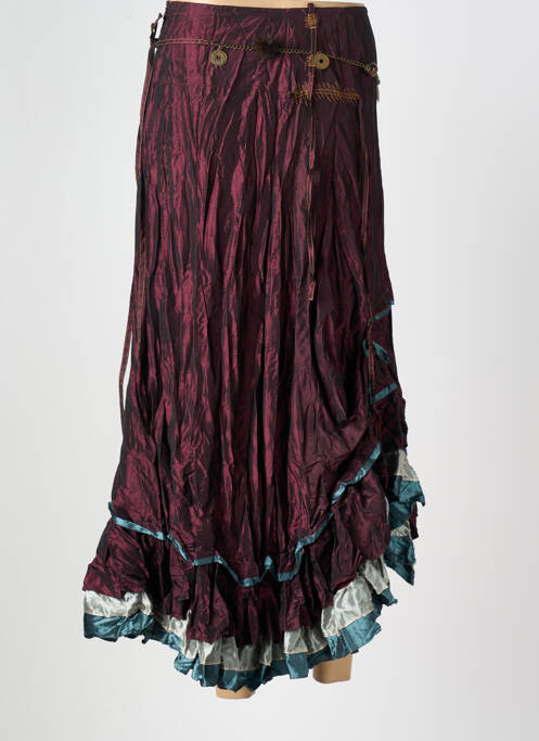 Jupe longue rouge BAI AMOUR femme