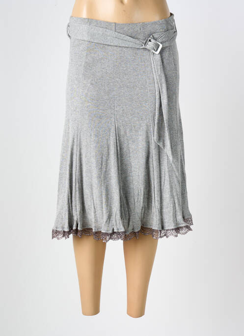Jupe mi-longue gris JUS D'ORANGE pour femme