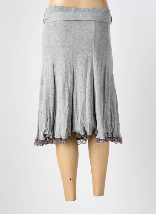 Jupe mi-longue gris JUS D'ORANGE femme