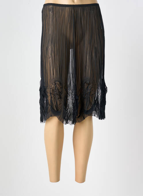 Jupon /Fond de robe noir DECA pour femme