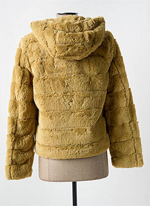 Manteau court capuche a capuche jaune TRUSSARDI JEANS femme