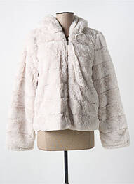 Manteau court capuche a capuche gris TRUSSARDI JEANS femme