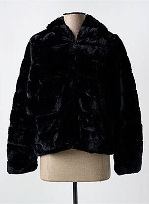 Manteau court capuche a capuche noir TRUSSARDI JEANS femme